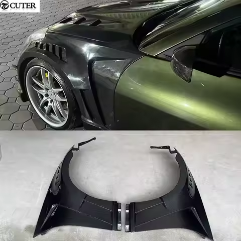370z Z34 Carbon Fiber Front Side Fender For Nissan 370z Z34 Fenders Car Body Kit