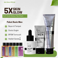 Ms Glow Men Paket Basic - Ms Glow For Men Pemutih Kulit Wajah Glowing - Ms Glow Men Pria Skincare Jerawat Dan Bekasnya - Ms Glow Official Store Original