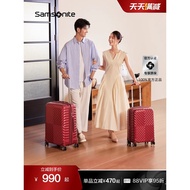 Samsonite Samsonite Red Suitcase Wedding Dowry Trolley Case Bride Large Capacity Women's Travel Suit
