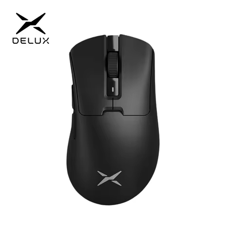 Delux M900Pro Ergonomic Wireless Gaming Mouse 8K PAW3395 Magnetic RGB Charging Dock Rechargeable Wir