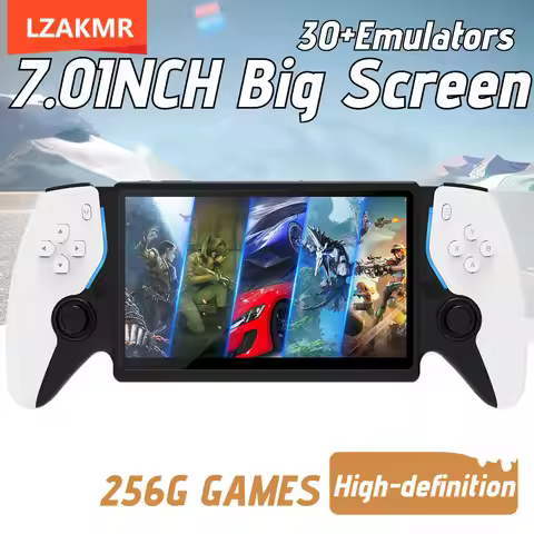 PX Pro Handheld Game Player Portable Retro Gaming Console 7.0” Screen 256G 70000+ Games for PS1 PSP