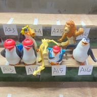(Update 29 Sep 25) Madagascar Brand Penguin Figure Toy, No Brand, and McDonald's Preloved