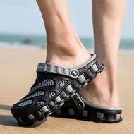【cw】 Men Jelly Sandals Massage Flip Flops Beach Shoes Male Gladiator Garden Clogs EVA Bottom ！