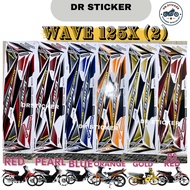 ULTIMO HONDA WAVE125X Stripe Stiker Sticker WAVE 125 X WAVE ULTIMO WAVE125 X WAVEX (2) 125X BODY COVER SET