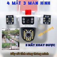 Camera Yoosee 4 MẮT XEM 3 MÀN HÌNH MÁY BAY 3 Mắt Xoay 1 Mắt Trợ Sáng Rõ Nét đầy đủ tính năng