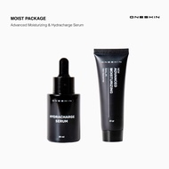 Oneskin Paket Moist | Melembabkan & Mencerahkan Kulit Wajah Pria (Serum & Moisturizer)