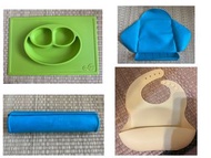 *BLW 加固用品* Ezpz 餐盤 + Summer 便攜式餐墊 + 圍兜 Bib