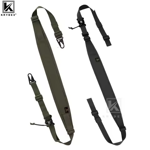 KRYDEX Tactical Sling Modular Gun Strap Slingster Removable 2 Point / 1 Point 2.25" Padded Sling Sho
