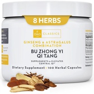 Makmal D’AO - Ba Zhong Yi Qi Tang - Gabungan Ginseng dan Astragalus - Kapsul Herba.   100 kapsul.   