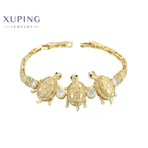 Xuping Jewelry Trendy Personality Style Women's Bracelets Light Gold Color Birthday Christmas Gifts 
