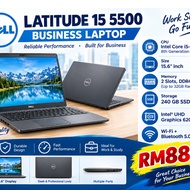 DELL LATITUDE 15 5500 Intel i5-8gen BUSINESS LAPTOP