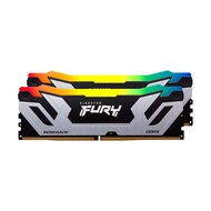 Kingston Fury Renegade RGB シルバー XMP 48GB 8400MT/s DDR5 CL40 CUDIMM (2個セット) デスクトップゲームメモリ - KF584CU40R