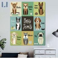 Tranh sơn dầu số hóa LIM Art – Tranh tô màu theo số Động Vật