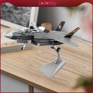 Lohobby 1/72 Scale F35 B Fighter Jet Model Alloy Airplane Model with Display Stand