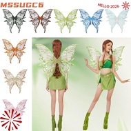 MSSUGC6 Sparkling Angel Wings, Lightweight Colorful Fairy Wings, Fantasy Durable Sparkling Dress Up 