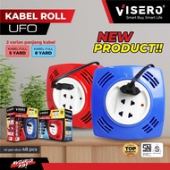 Cable Roll VISERO UFOStop Kontak Electrical Terminal 3 Holes 8 Yards 5 Yards/