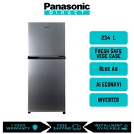 Panasonic NR-TV261 262L Inverter Energy Saving 2-Door Top Freezer Refrigerator Fridge NR-TV261APSM