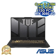 ASUS TUF Gaming F17 FX707VJB-0032A210H 月影灰 17.3吋電競筆電 (FHD IPS 144Hz/Intel Core 5-210H/16G DDR5/512G 