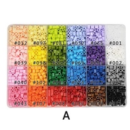 24Colors Set 5Mm Iron Beads Puzzle 100Pcs/Slot Pixel Art DIY Hama Beads Iron Beads High Quality Gift