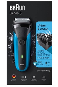 Máy cạo râu Braun Series 3 310S Wet & Dry Electric Shaver Braun 310s cạo ướt & khô