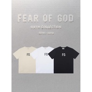 FEAROFGODFOG6TH Season 6 Main Line High Street FG Fugui Short-Sleeved Men Women Loose T-Shirt