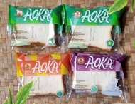 Roti Viral Aoka - Aoka Roti Panggang 65 gr - Roti Aoka Aneka Rasa - Roti Aoka Selai Coklat Strawberr