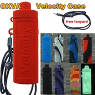 [Free lanyard] Texture Silicone Case for OXVA VELOCITY Protective Case E Cover Environmental Protect