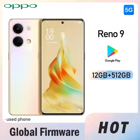 Global firmware OPPO Reno 9 5G smartphone Snapdragon 778G 6.7" 2412x1080 12GB 512GB 256GB 4500mAh Us