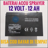 Baterai Accu Aki 12 AH Original Tengki Sprayer Elektrik Atarashi||