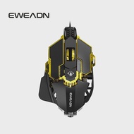 EWEADN G5/MK500 เมาส์แบบมีสายเมาส์เงียบFull KeyการเขียนโปรแกรมมาโครCSGO E-Sports Gaming Mouse PC Gam