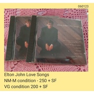 (unsealed) Elton John Love Songs CD