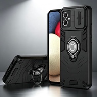 Camera Slide Case Ring Stand For SAMSUNG A06 A07 A05 A05S Mobile Phone To Open The