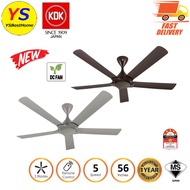 KDK (140cm/56") DC Motor K14PH (PBR/EY) / KDK Ceiling Fan K14YZ