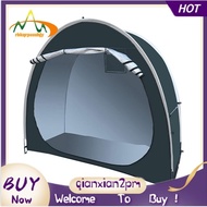 【rbkqrpesuhjy】Black Coated Sunscreen Waterproof Storage Tent Set Camping Bicycle Cover Foldable Outdoor Bike Tent Garden Tool Kit