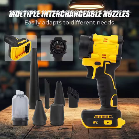 Turbo Jet Fan 1000g Wind Speed 110000 RPM Brushless Motor Handheld Duct Fan High-Performance Cyclone