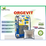 ORGEVIT Organic Fertilizer / Baja Organik / 有机肥 / 100% Organic NPK & TE / Soil Conditioner / OMRI Li