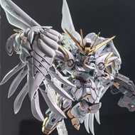 MGSD Wing Zero Snow White EW Model Kit With Stickers And Stand