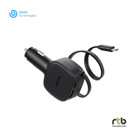 Bazic GoDrive Loop 84 ที่ชาร์จในรถยนต์พร้อมสายชาร์จ USB-C PD84W Car Charger
