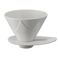HARIO V60 One-Time Brewing Dripper MUGEN Coffee Dripper for 1-2 Cups White Porcelain Made in Japan V