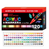 {GKYJK} 36/60/84/120 Colors Acrylic Paint Pens Acrylic Marker Pen for Artist Rock PaintingGlassCeram