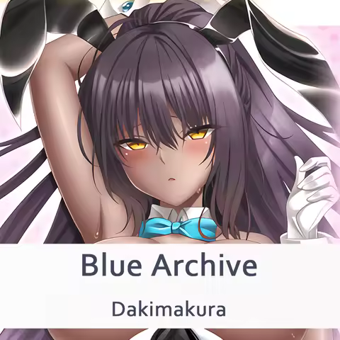 Dakimakura Anime Kakudate Karin Blue Archive Bunny Girl Japanese Otaku Waifu Hing Body Pillow Cover 
