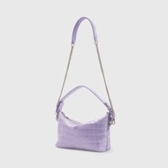 LONGLAI Belly Hobo Bag with Chain - Violet