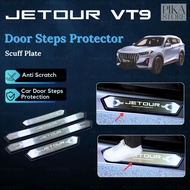 Jetour VT9 Scuff Plate Pelindung Side Step Door Sill Car Door Steps Protector Jetour VT9 Accessories