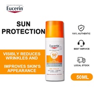 Eucerin Sunblock skincare spf50 for face original sunscreen Ultra Ligh Dermatological Skincare For F