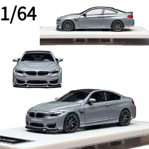HH 1:64 BMW M4 CS F82 Diecast Alloy Car Model Three Optional Colors Realistic Sports Car Replica Des