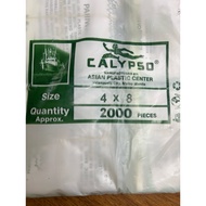 1ream 20x100's 4x8 Calypso PP Clear Linaw .0004 Plastic