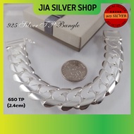 Ready Stock | 925 纯银 男款手链 | Original 925 Silver Bracelet Bangle 650 TP For Men | Gelang Tangan Lelaki Perak 925