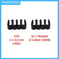 SANJI 8PIN CABLE COMB CLAMP CLIP PSU CABLE MOTHERBOARD DESKTOP 8 PIN