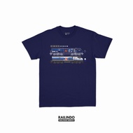 Railindo - CC 203 WNB WUMBO Monoline Train Locomotive Kids T-Shirt