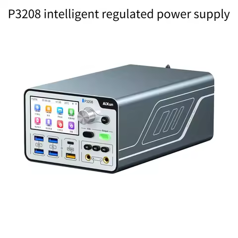AIXUN P3208 Intelligent Adjustable DC Power Supply for IPhone 7-14 Pro Max & Android Mainboard Batte